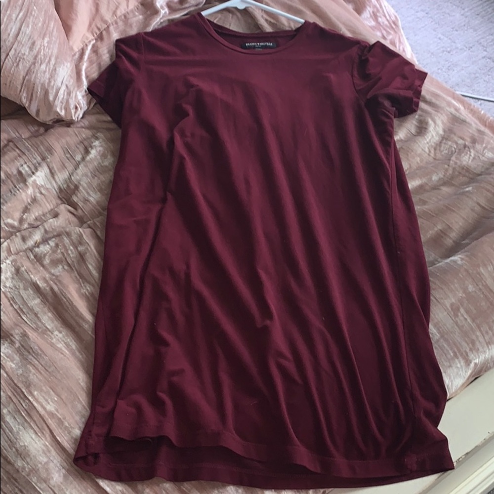 Brandy Melville suede T-shirt dress